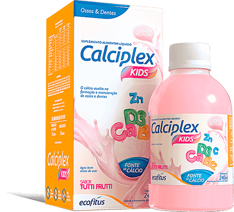 SUPLEMENTO ALIMENTAR CALCIPLEX KIDS 240ML ECOFITUS