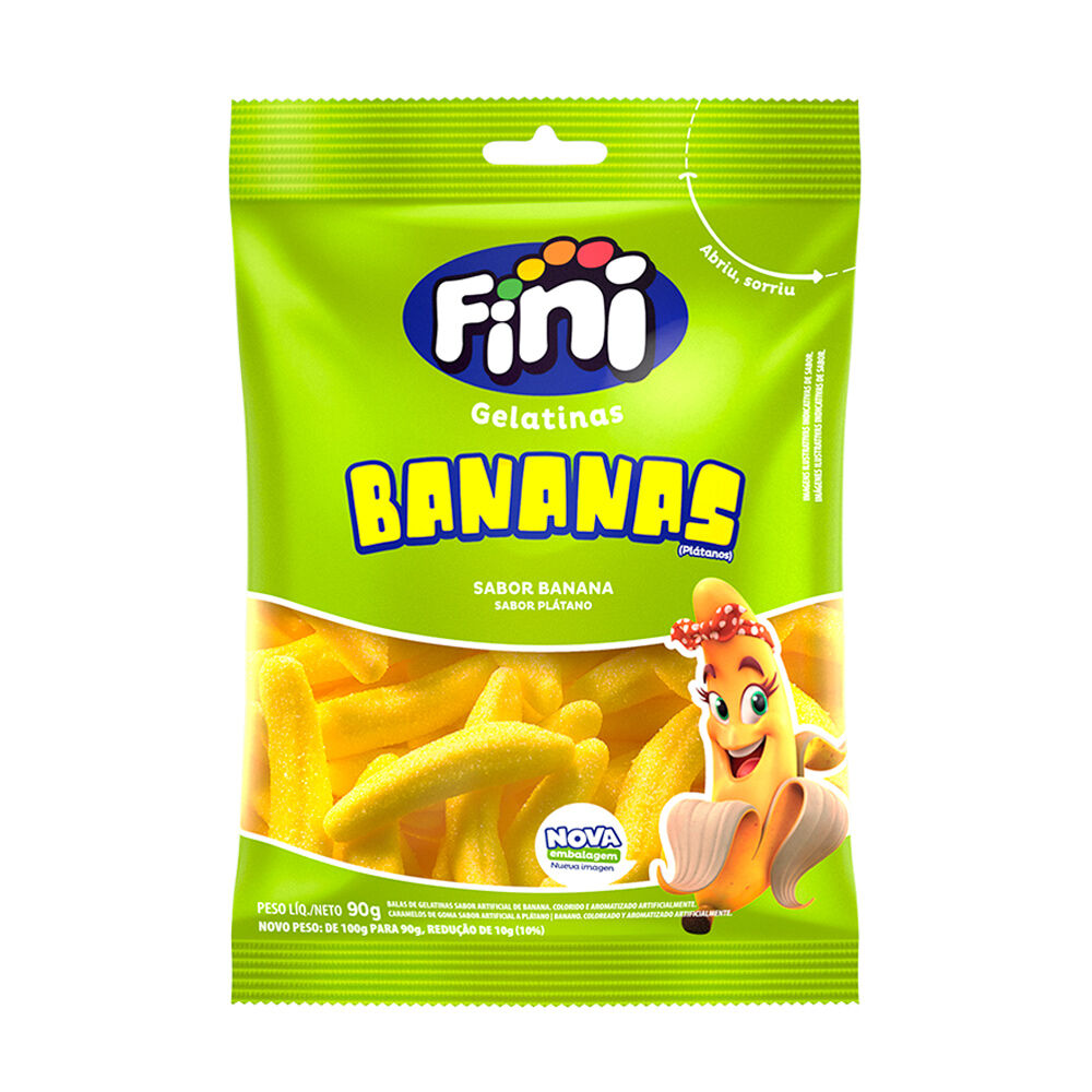 FINI GELATINA 90GR BANANA